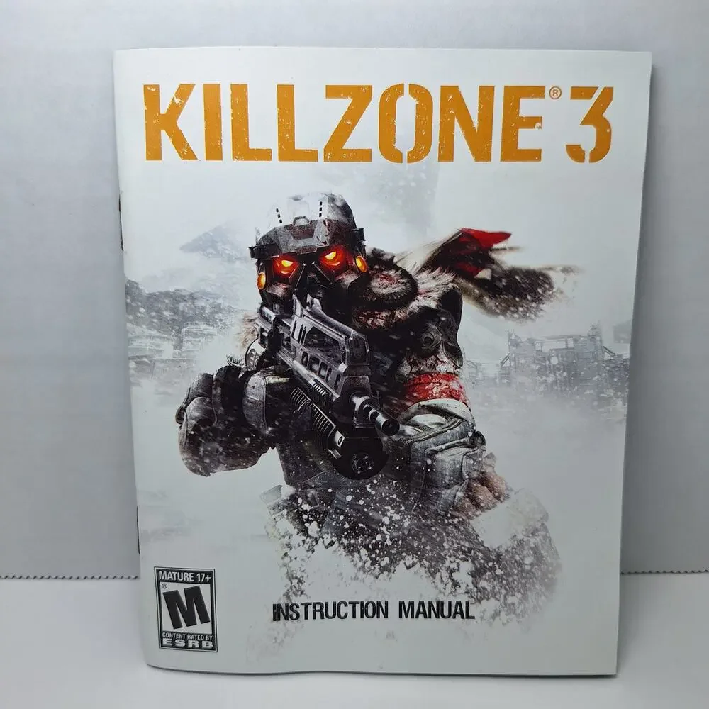 Killzone 2 & Killzone 3 Video Game Bundle With Case - Sony PlayStation 3 PS3